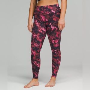lululemon Align High-Rise Pant 28" Intensity Pink Blossom Multi